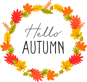 Hello Autumn Leaf Wreath