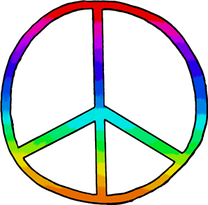 Rainbow Peace Symbol