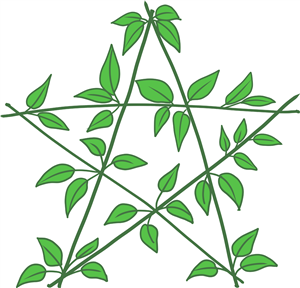 Leafy Pentacle