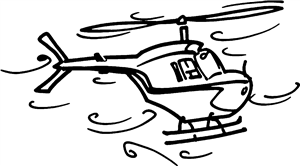 Flying Helicopter
