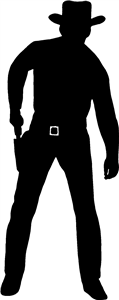 Gunslinger Silhouette