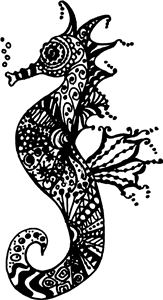 Patterned Seahorse
