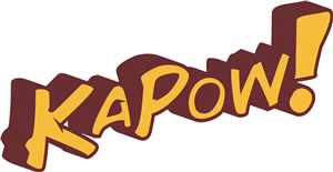 KAPOW! Word Comic Book Art Text Type Pop Art Style 