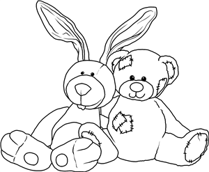 Bunny & Teddy Toy Cuddle
