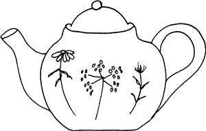 Floral Teapot