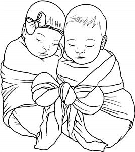 Twin Sister & Brother