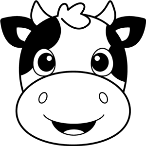 Happy Cow Face