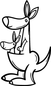 Kangaroo & Joey