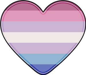 Bigender Flag Heart