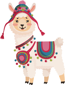 Cute Alpaca in Hat