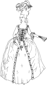 Georgian Court Dress