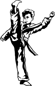 Karate Kick Boy