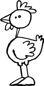 Standing Hen