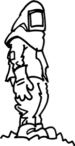 Man In Hazmat Suit