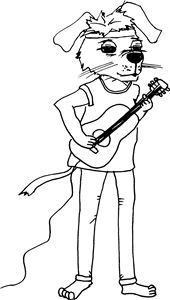 Guitar Dog