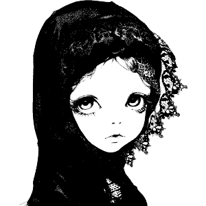 Big Eyed Girl in Hijab