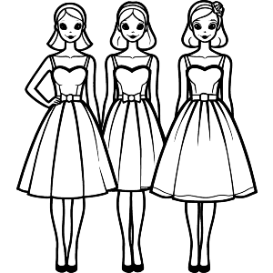 Halloween Bridemaids