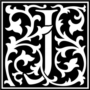 Decorative Letter J