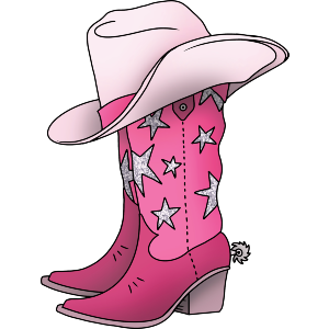 Star Cowboy Boots & Hat