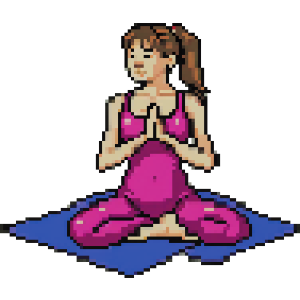 Yoga Mat Pixel Art