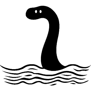 Cartoon Loch Ness Monster