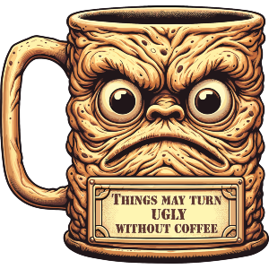 Ugly Without Coffee