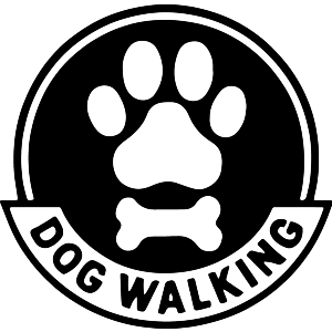 Dog Walking Emblem
