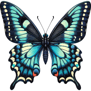 Blue Swallowtail Butterfly
