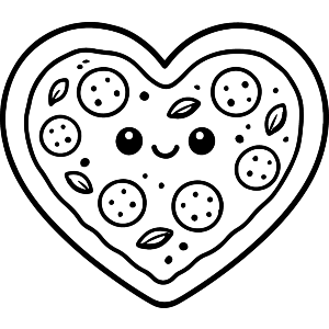 Heart Pizza
