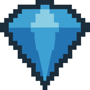 8-Bit Diamond Gem