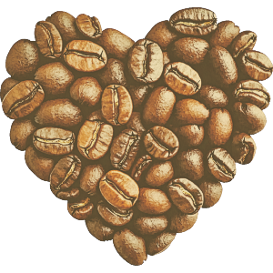 Coffee Bean Heart
