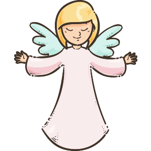 Angel In Pink Gown