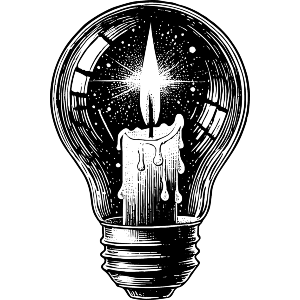 Bulb With Candle