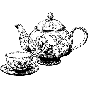 Vintage Teapot and Cup