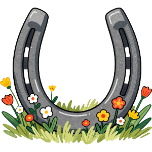 Horseshoe & Wildflowers