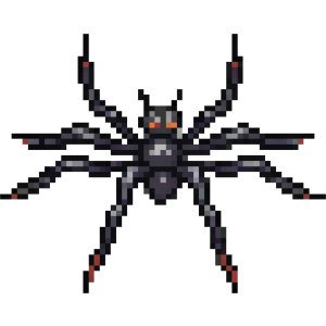 Pixel Art Spider