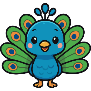 Cute Peacock