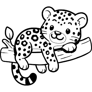 Relaxing Leopard