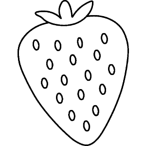 Strawberry Outline