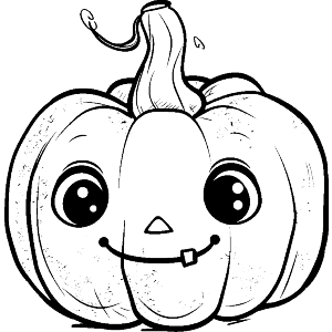 Cute Smiling Pumpkin