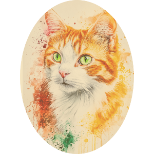 Turkish Cat Portrait