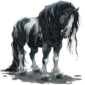 Gothic Zombie Horse 