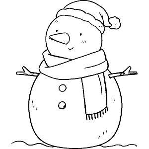 Smiling Snowman