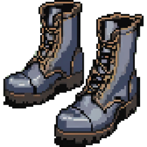 Steel-Toed Boots Pixel Art