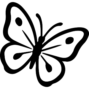 Beautiful Flying Butterfly