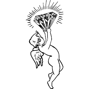 Angel with Diamond