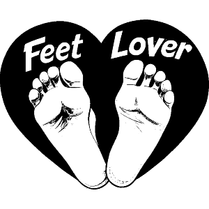 Feet Lover with Heart 