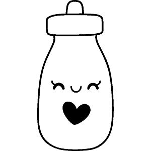 Cute Baby Milk Bottle