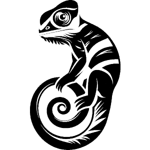 Chameleon Silhouette