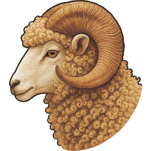 Sheep Ram Portrait